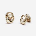 Elegant Gold Earrings for Women, Custom Name Design, French Minimalist Luxury Jewelry Gift