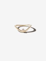 Personalized Gold Ring for Women, Elegant Minimalist Design, High-End Luxury Jewelry Gift